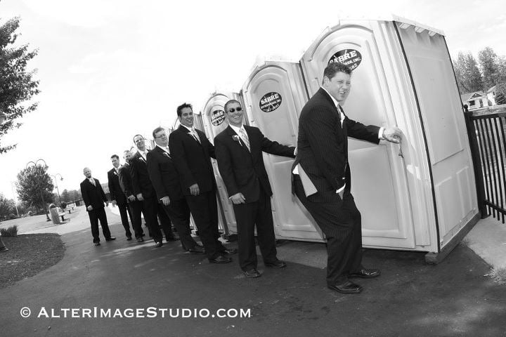 ADA Portable Restroom team